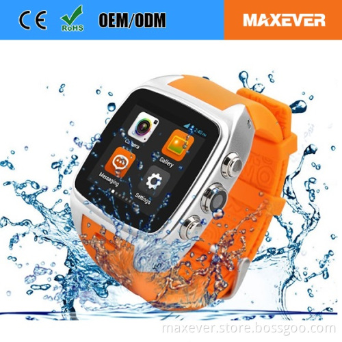 3G WiFi GPS Waterproof Android Hand Watch Mobile Phone X01